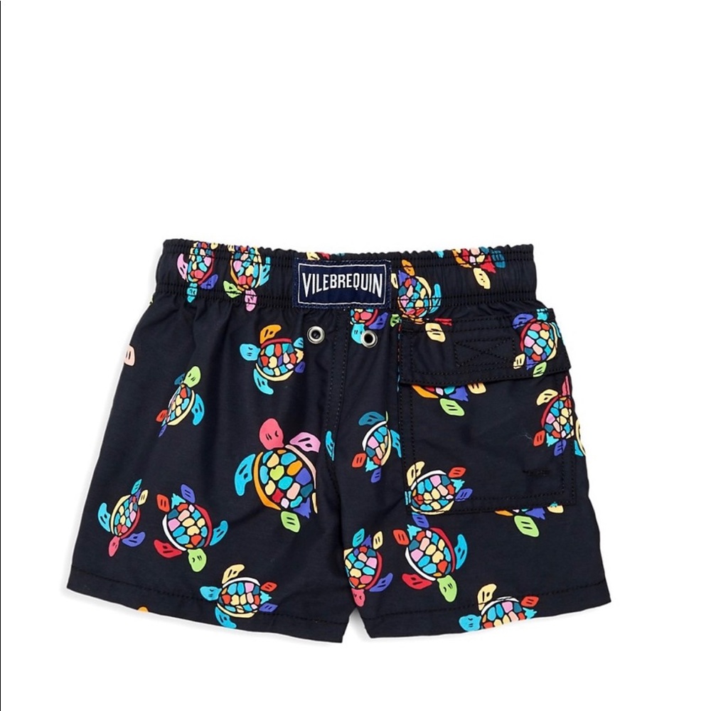 Boys Vilebrequin turtle swim shorts Jim over the rainbow